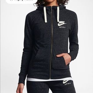 Nike Sportswear Gym Vintage Womens Full-Zip Hoodie